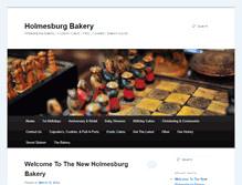 Tablet Screenshot of holmesburgbakery.com